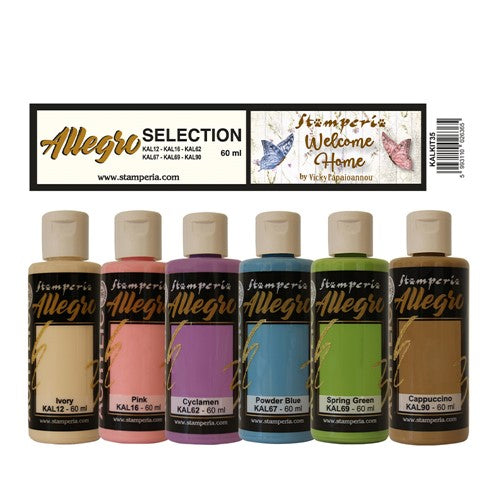 ¡10% Discount! Stamperia Welcome Home Create Happiness Acrylic Kit Allegro